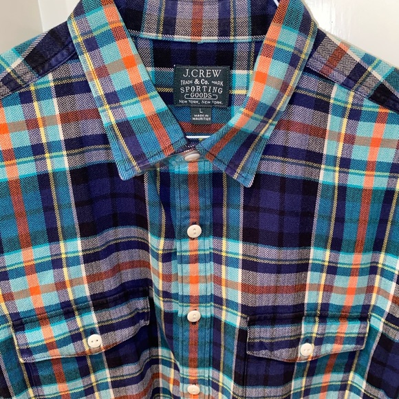 J. Crew flannel button down - Picture 2 of 2